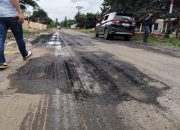 Proyek Jalan Rp 1,9 Miliar di Lampung Timur Dikerjakan Asal-Asalan