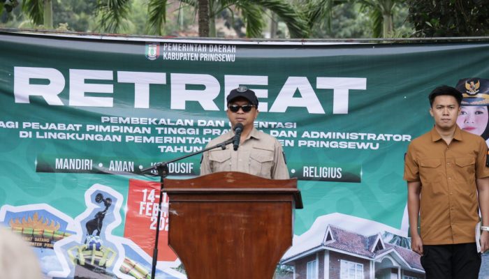 Retreat Pejabat Pimpinan Tinggi Pratama dan Administrator Pemkab. Pringsewu Resmi Dibuka
