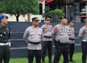 Polres Way Kanan Menggelar Apel Pasukan Dalam Rangka Operasi Keselamatan Krakatau 2026