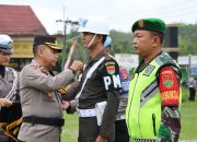 Polres Way Kanan Menggelar Apel Pasukan Operasi Keselamatan Krakatau 2026 di halaman Mapolres Way Kanan