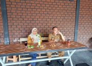 Camat Negeri Agung Ngopi Bareng Insan Pers, Pererat Tali Silaturahmi
